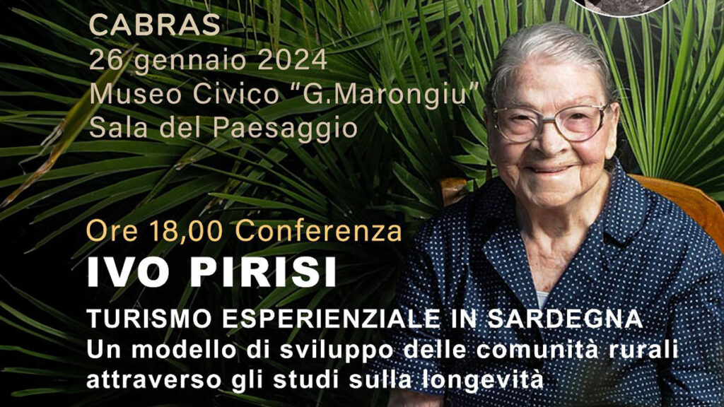 Venerdì 26 Gennaio, “Turismo esperienziale in Sardegna” con Ivo Pirisi